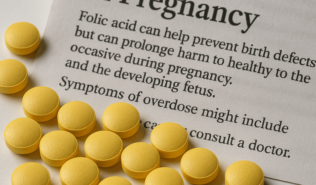 czy można przedawkować kwas foliowy w ciąży